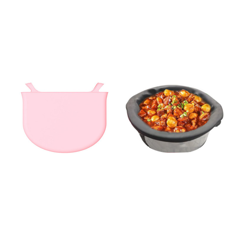 Custom customized your personalize logo OEM ODM supplier manufacture crockpot crock pot silicone divider liners silicon insert
